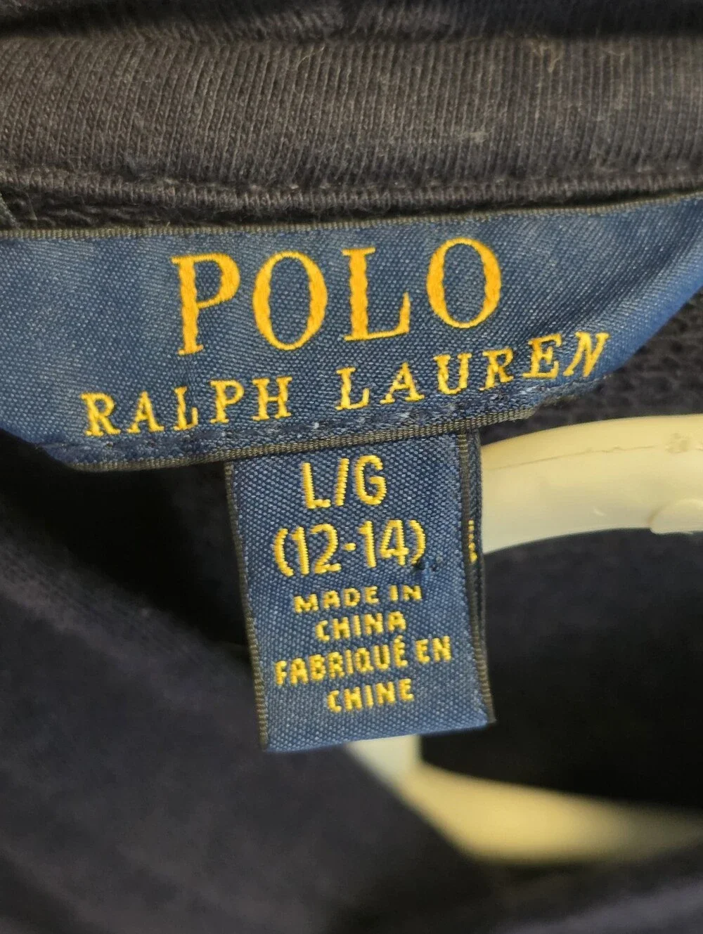 Polo Ralph Lauren Navy Anchor Patch Hoodie